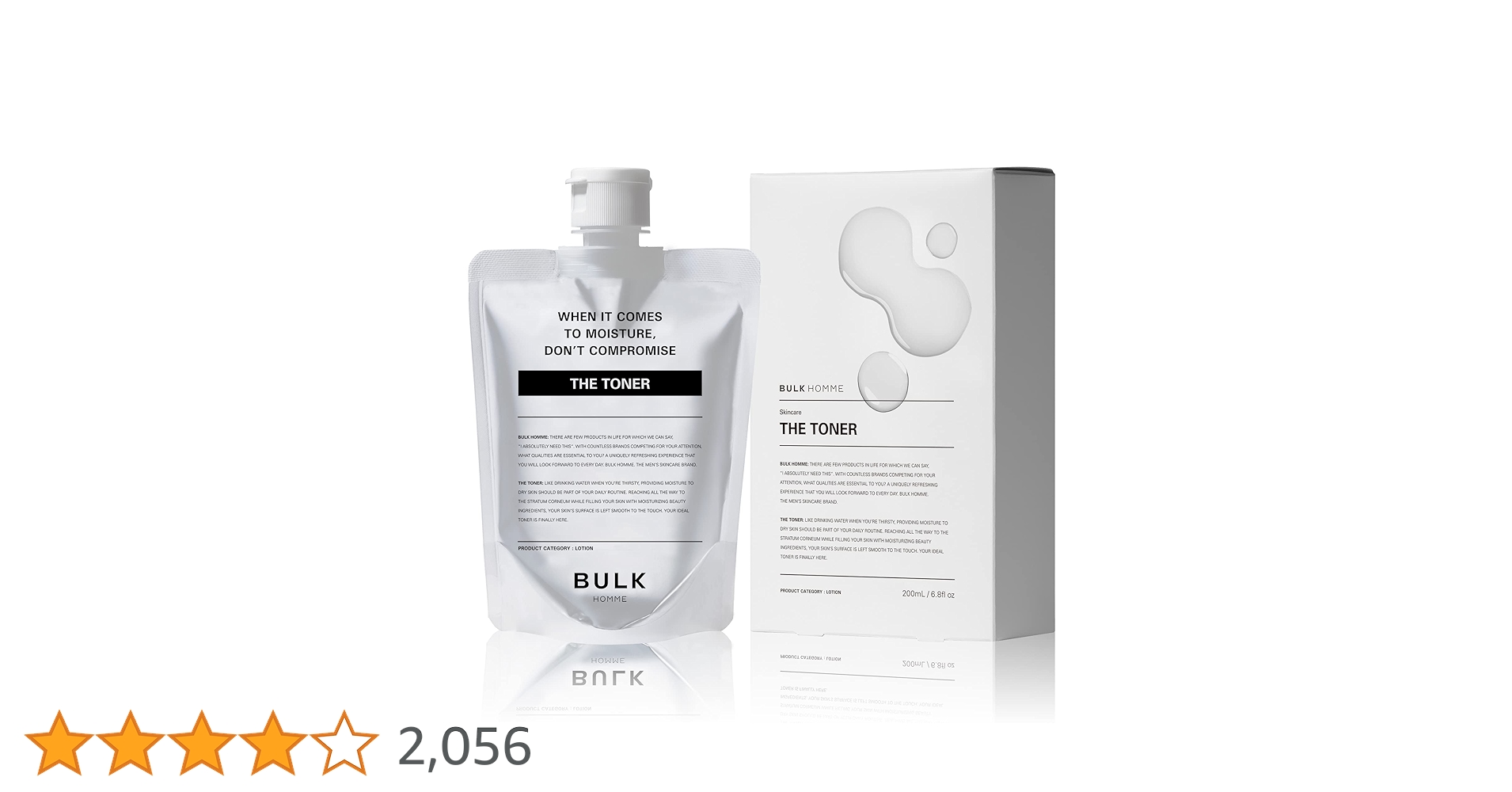 Amazon | 【低刺激・高保湿】バルクオム 化粧水 メンズ 200mL THE